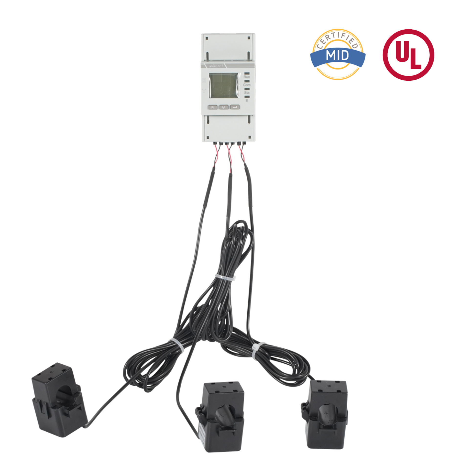 UL tanúsítvánnyal rendelkező AC háromfázisú energiamérő osztott magos CT-vel